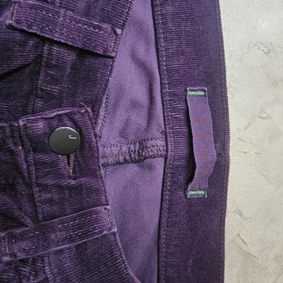 Purple velvet jeans size 26 JBrand - Picture 3 of 5